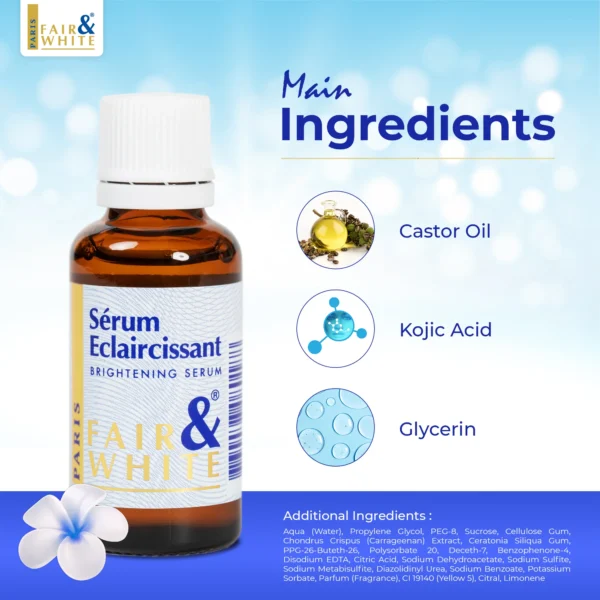 Fair & White Original Brightening Serum - For all Skin Types - 30m - Image 2