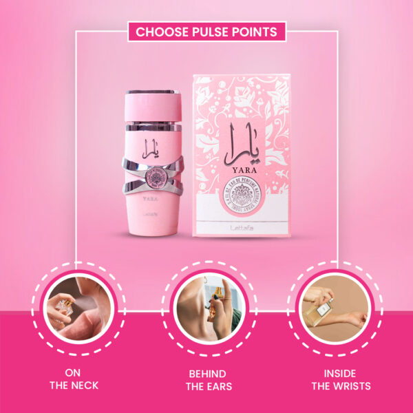 Yara by Lattafa Perfume - 100ml [Pink Edition] - Image 4